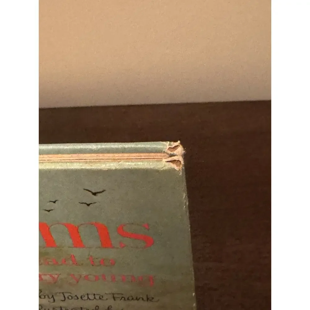 Poems to Read to the Very Young Josette Frank & Eloise Wilkin 1982 Hardback VTG